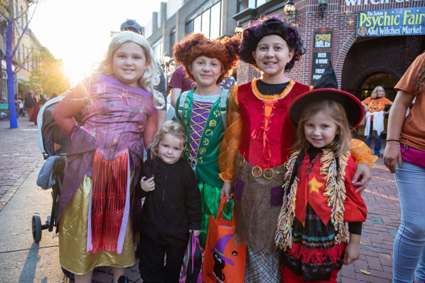 Group of kids in costume