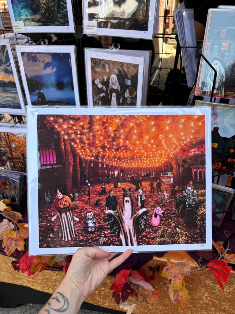 thistle art macabre paintings haunted happenings marketplace salem ma booth 768x1024