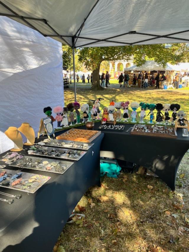 philomenas rising art doll jewelry booth haunted happenings marketplace salem ma 1