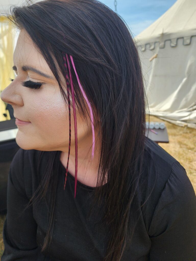 tinsel trends feather hair extensions haunted happenings marketplace salem ma feathers 1 768x1024