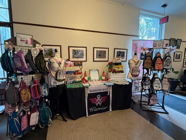 warrior bags handmade halloween bags haunted happenings marketplace salem ma booth 1 768x576