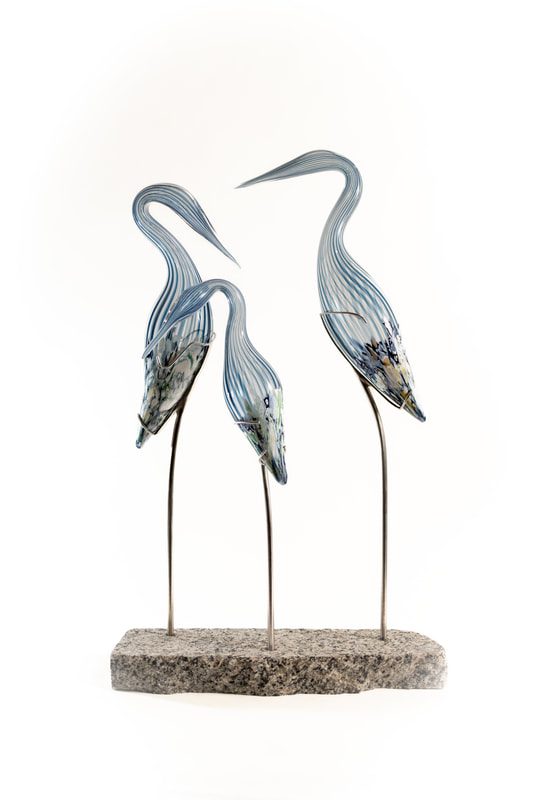 aron leaman glass bird sculptures haunted happenings marketplace salem ma 1
