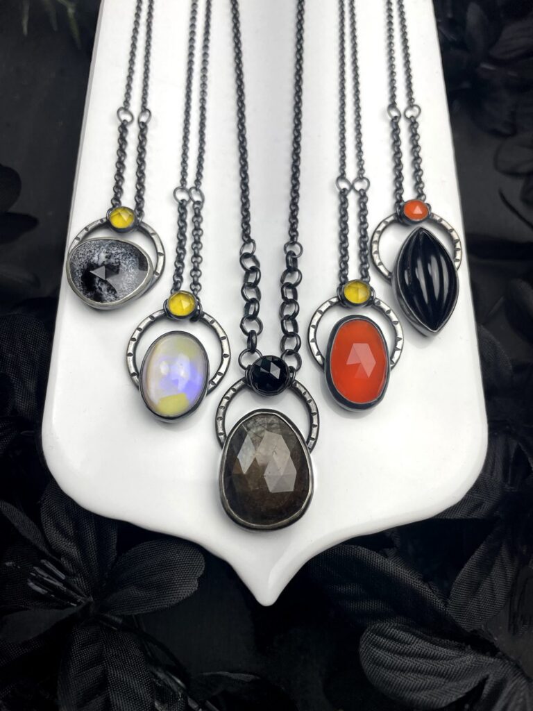 hypnovamp uranium glass blackened silver necklaces haunted happenings marketplace salem ma 1 768x1024
