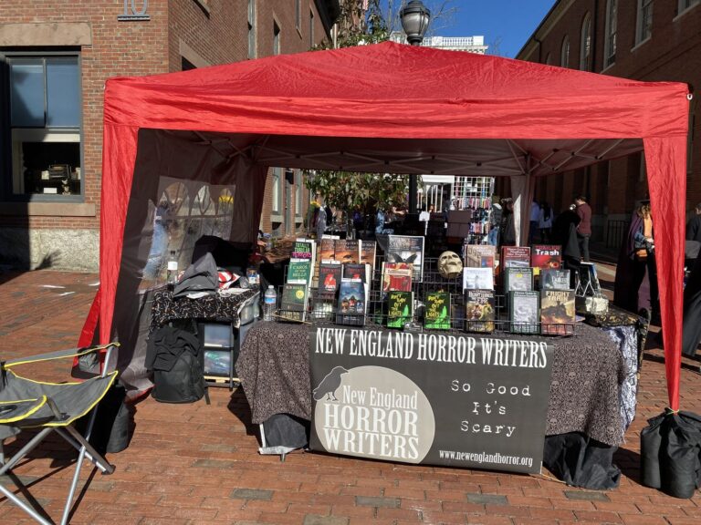 new england horror writers horror book booth haunted happenings marketplace salem ma 1 768x576