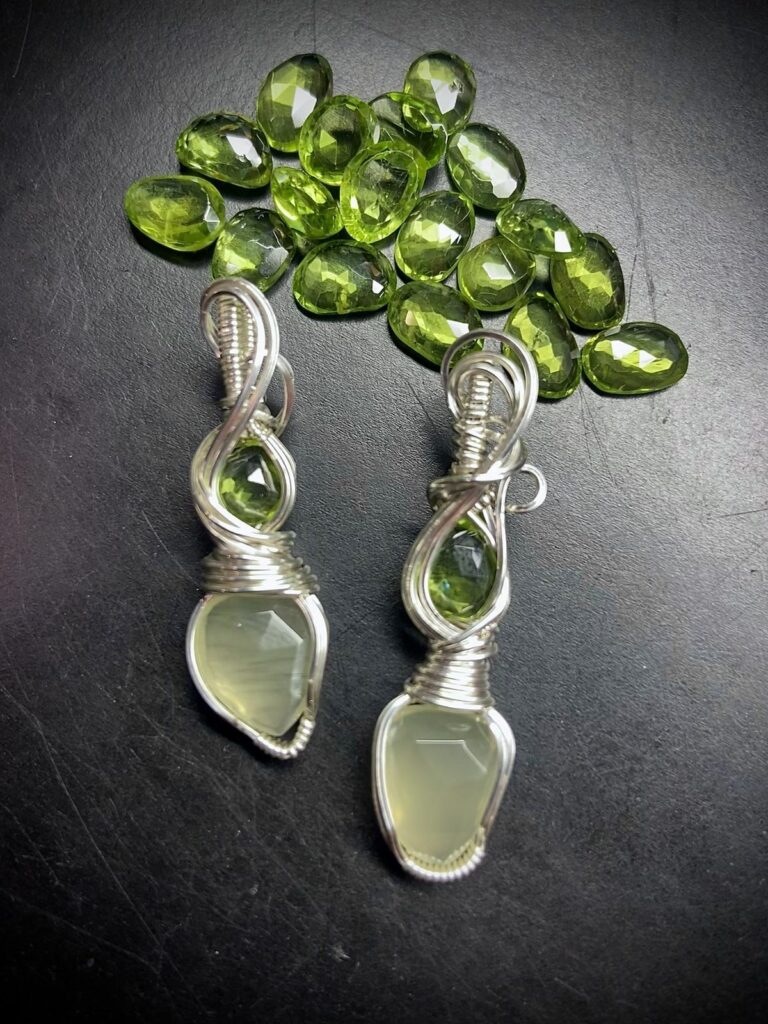rexwraps green wire wrapped pendants haunted happenings marketplace salem ma 1 768x1024