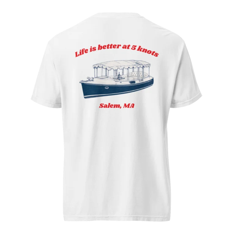 slow wake society five knots boat tshirt haunted happenings marketplace 1 768x768